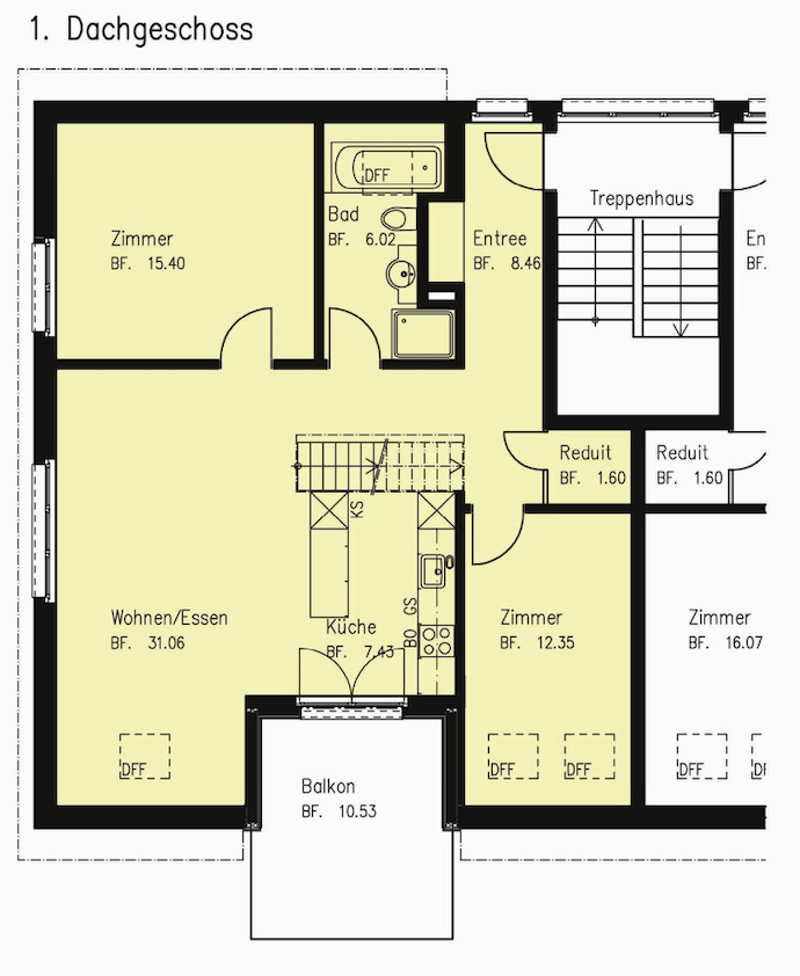 Charmante 4.5-Zimmer-Maisonette-Wohnung mit Balkon in Mettmenstetten (8)
