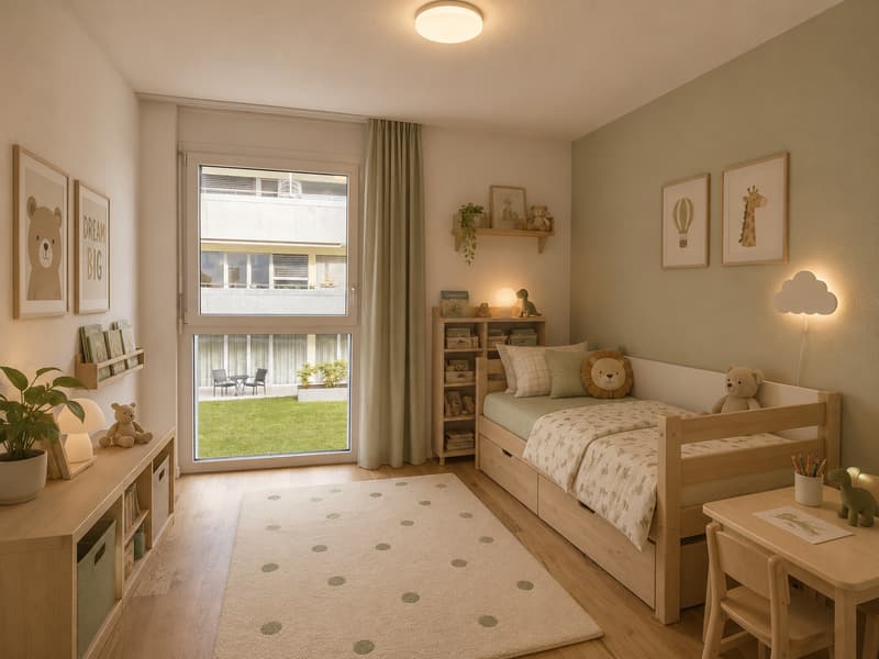 Moderne, Familienfreundliche 5.5 Zimmer Wohnung mit grossem Balkon (6)