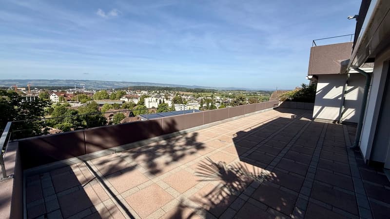 4.5 Zimmer Wohnung mit phantastischer Terrasse und Weitsicht (1)