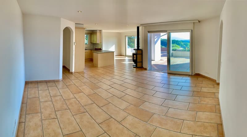 4.5 Zimmer Wohnung mit phantastischer Terrasse und Weitsicht (3)