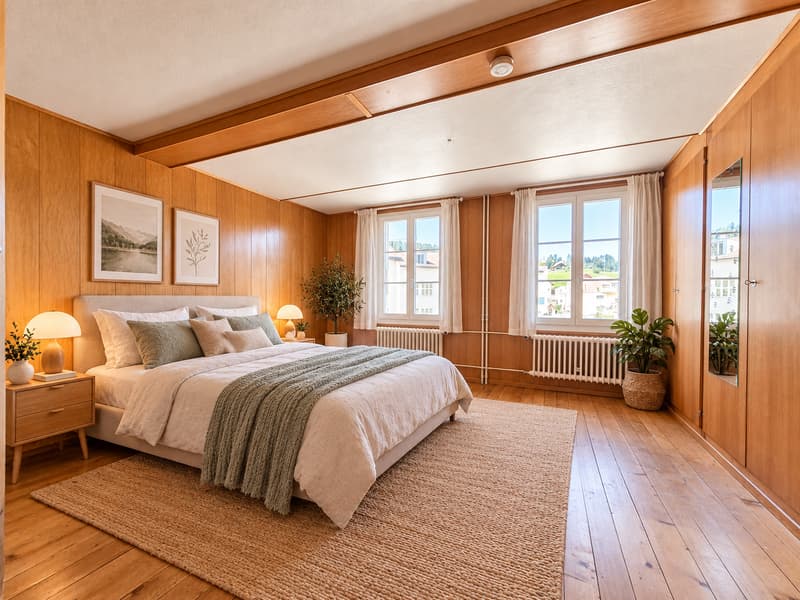 Charmantes 6.5-Zimmer Doppeleinfamilienhaus mit Altbau-Flair in Biglen (5)