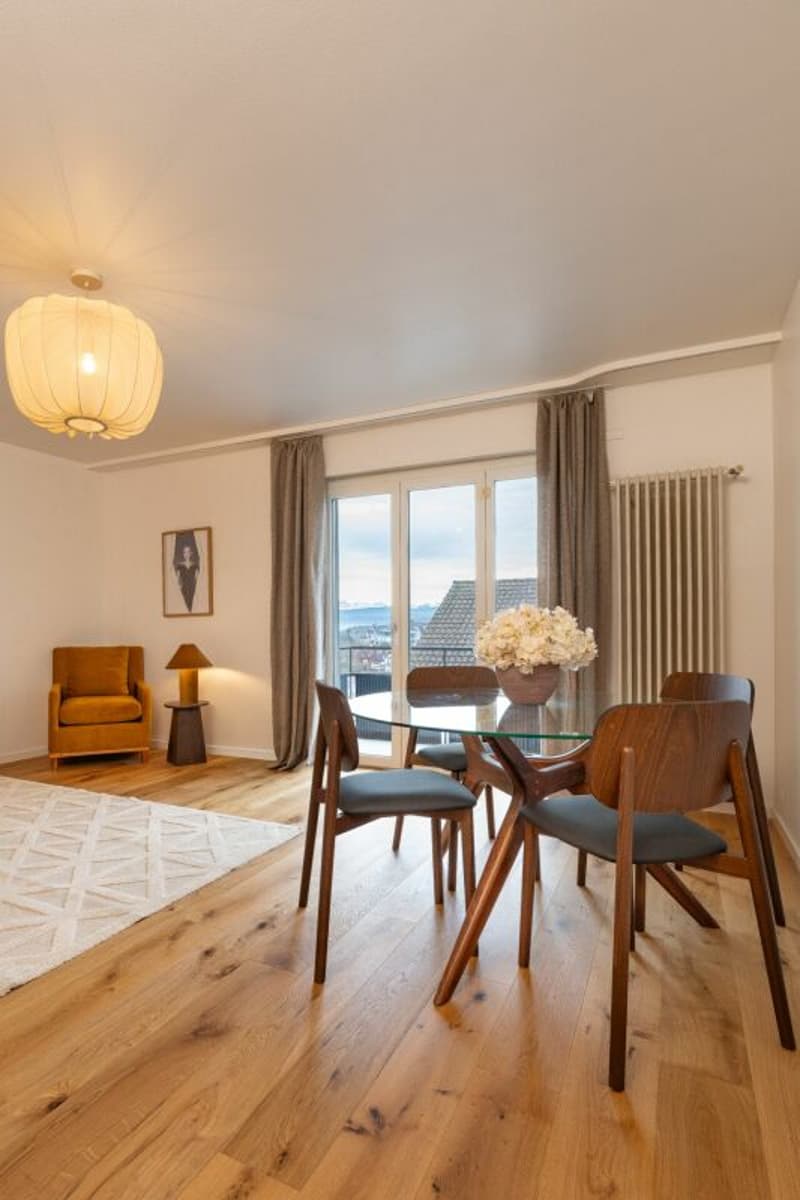 Appartamento di 3,5 locali stiloso con balcone e vista lago a Kilchberg - Arredato & disponibile immediatamente (5)