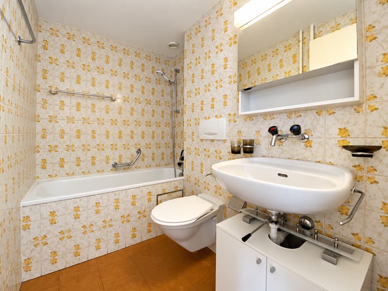 Klein, charmant, besonders – 1.5-Zimmer-Wohnung im Retro-Style in Riehen (4)