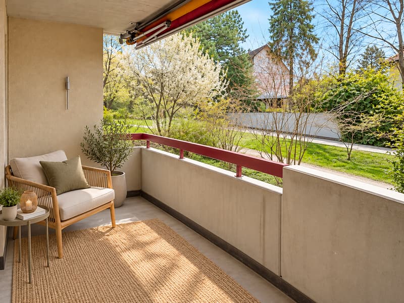 Klein, charmant, besonders – 1.5-Zimmer-Wohnung im Retro-Style in Riehen (3)