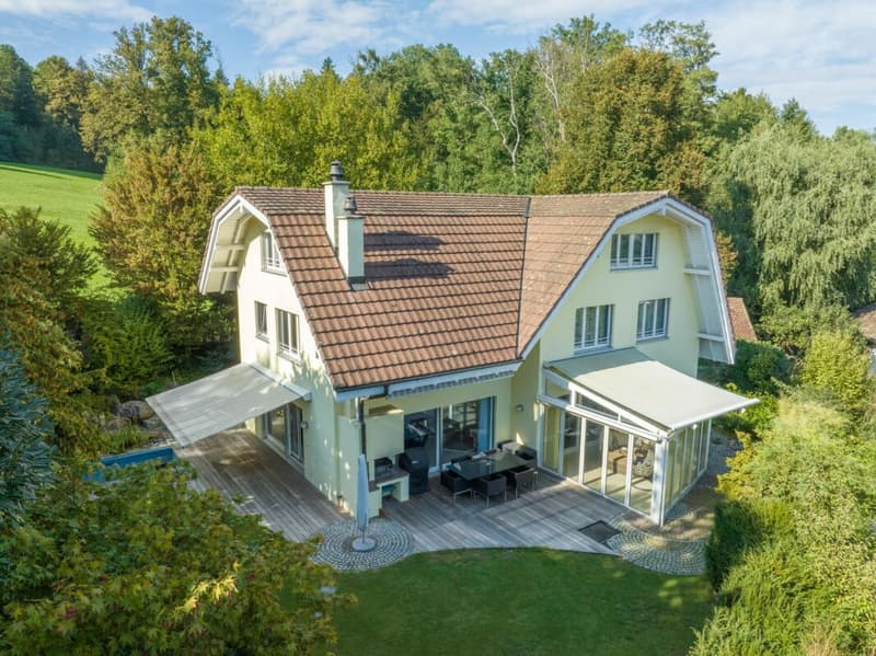 Raumwunder am Rebberg von Reinach - 7.5 Z' Villa mit viel Privatsphäre (3)