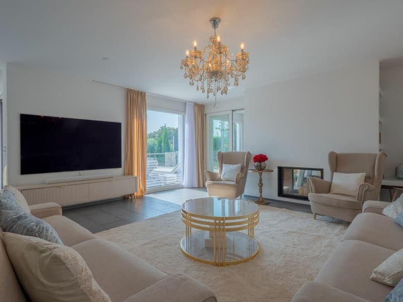 Moderne Wohnperle - freistehendes 6.5 Z' EFH mit Pool, Sauna und Whirlpool (5)