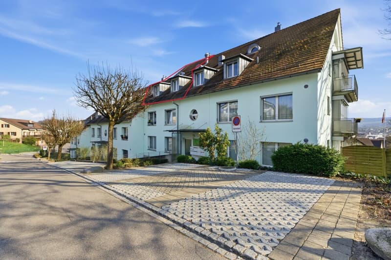 Sonnige 3.5 Z' Maisonette-Dachwohnung mit unverbaubarer Aussicht und 1 EHP (11)