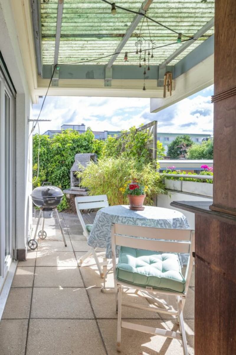 Über den Dächern von Basel: 3 Z' Attikawohnung mit traumhafter Terrasse (9)