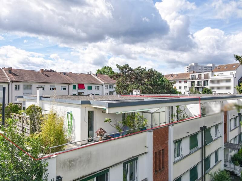 Über den Dächern von Basel: 3 Z' Attikawohnung mit traumhafter Terrasse (11)