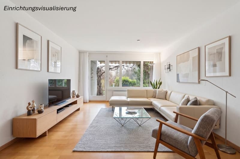 4.5 Z' Gartenwohnung - gemütlich, familienfreundlich und zentral (2)