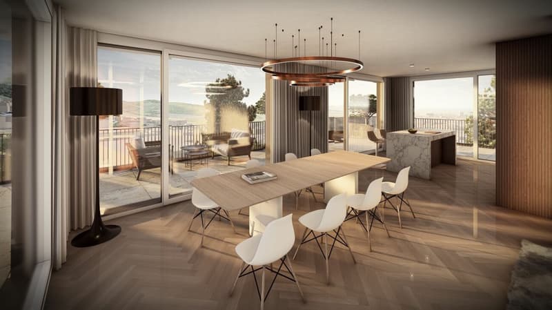 Neubauprojekt AURORA: Moderne 3.5 Z'  Attikawohnung (4)