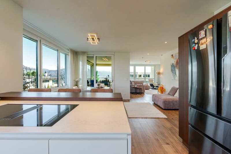 Exklusive 5.5 Z' Maisonette-Wohnung mit verglastem Balkon, Weitsicht und 2 EHP's (2)