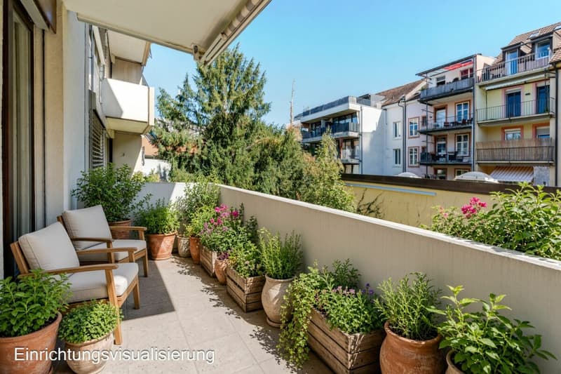 Wohnen mit Charme - helle 3.5 Z' Wohnung mit ruhigem Balkon zum Innenhof (12)