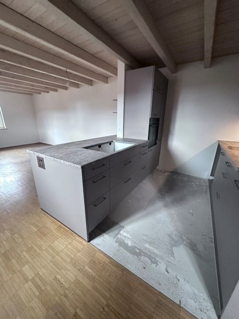 Renovierte 3.5-Zimmer-Dachwohnung - neue Küche (2)