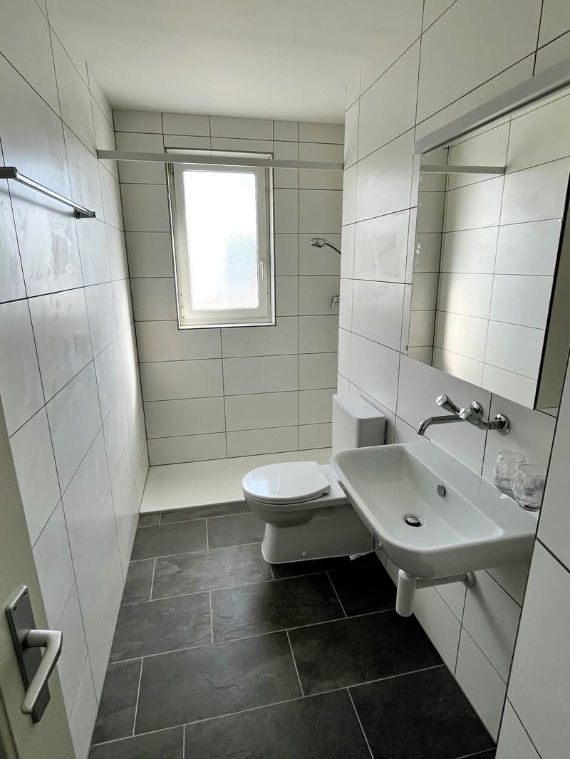Helle 3.5-Zimmer-Wohnung mit Balkon - neue Küche (5)