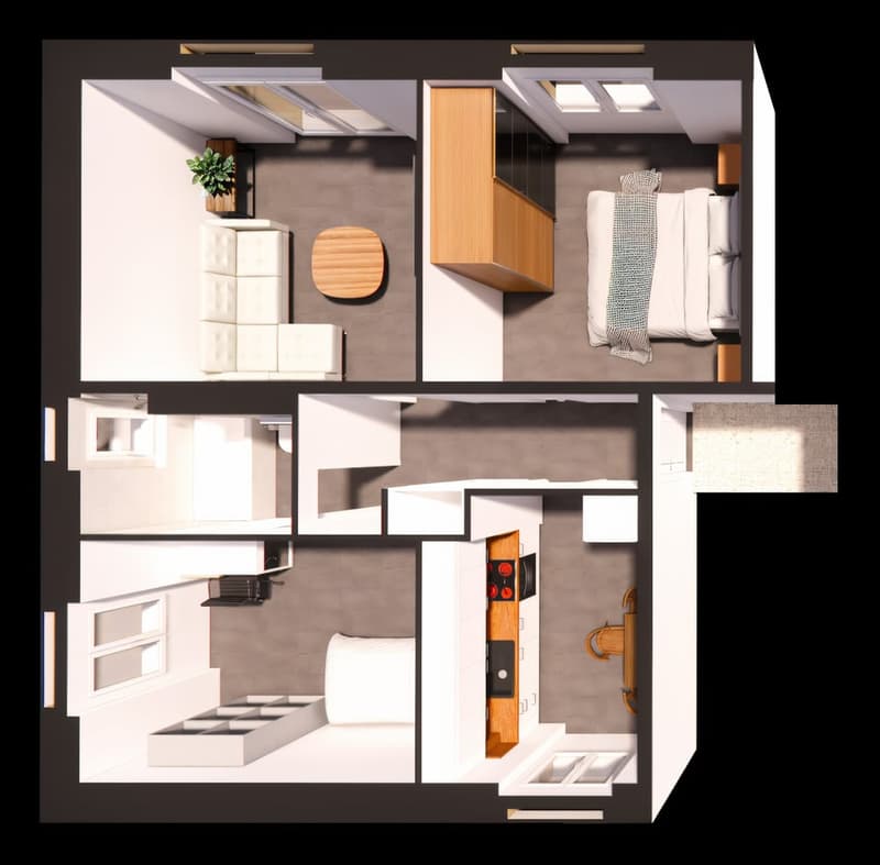 Frisch sanierte, moderne 3 Zimmer Wohnung mit Balkon – sofort verfügbar! (11)