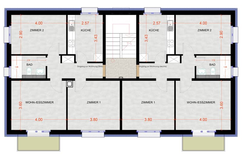Frisch sanierte, moderne 3 Zimmer Wohnung mit Balkon – sofort verfügbar! (10)