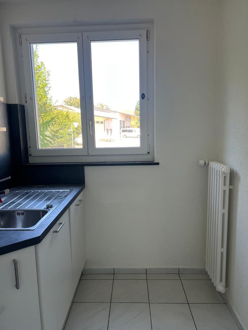 Helle 3.5-Zimmer-Wohnung mit Balkon - neue Küche (2)