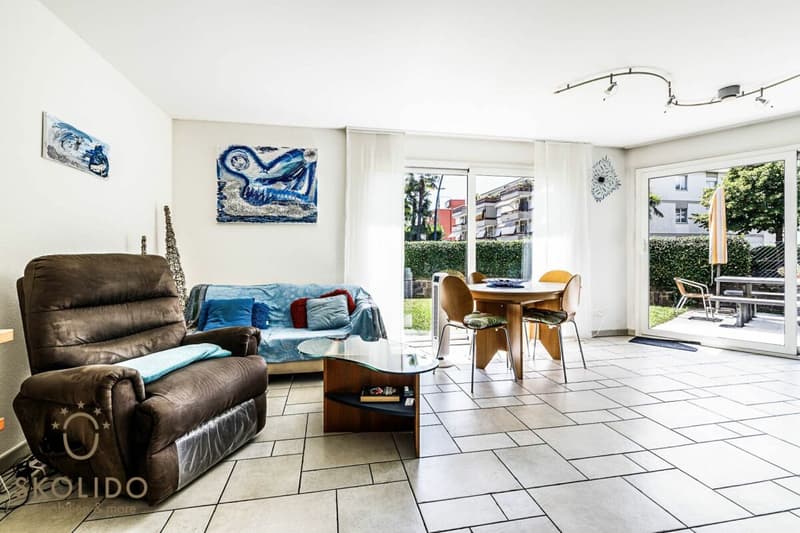 Edificio residenziale con tre appartamenti vacanza e giardino ad Ascona (2)