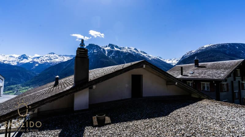 Village shop, large restaurant with terrace, duplex apartment, garages, and building land in the heart of Mund (41)
