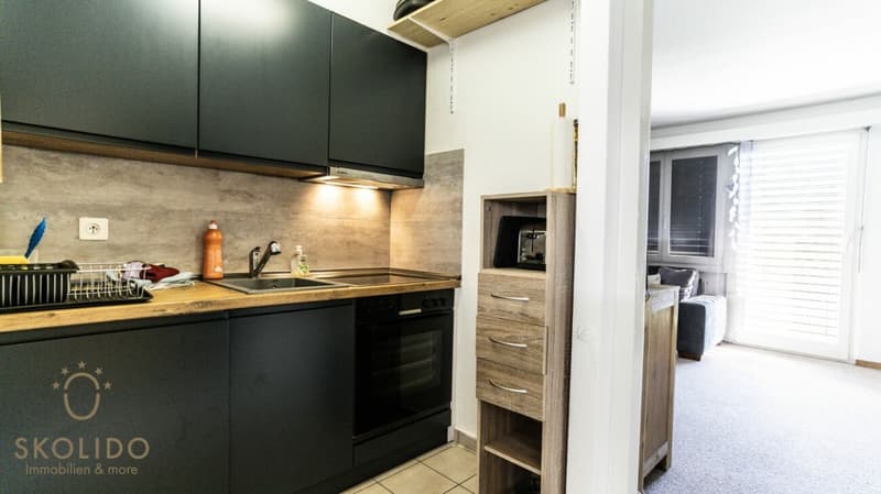 Grosses Studio-Apartment mit unverbaubarem Weitblick in der Aletscharena (10)