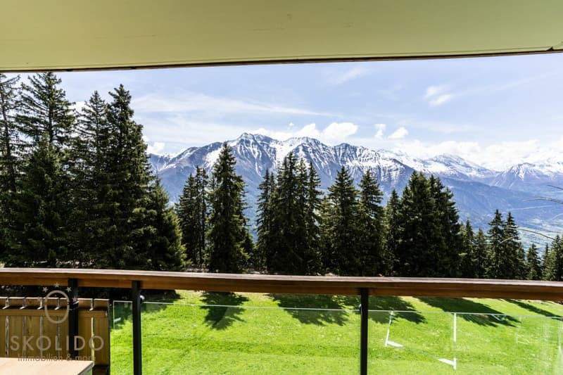 Grosses Studio-Apartment mit unverbaubarem Weitblick in der Aletscharena (19)