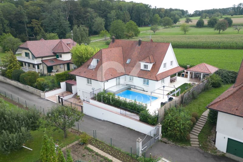 Landhaus-Villa in Neuwiller (FR) mit Pool in mitten von Grün! (1)