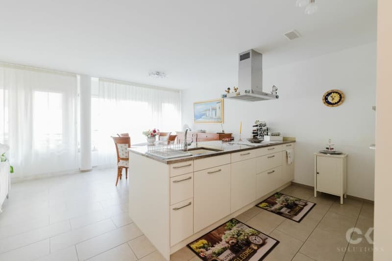 Appartamento Minergie moderno con idillio giardino in posizione centrale (6)