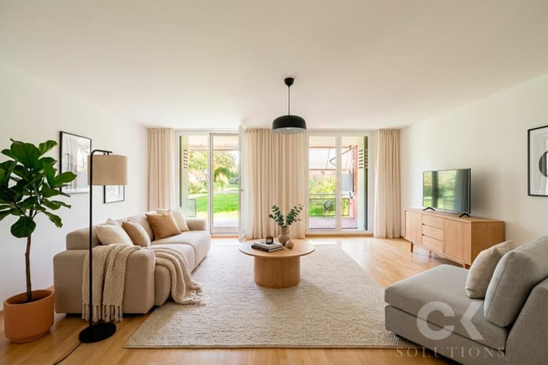 Grosszügige 5-Zimmer-Gartenwohnung in Oberwil - Wohnen mit Stil, Raum und Natur (1)