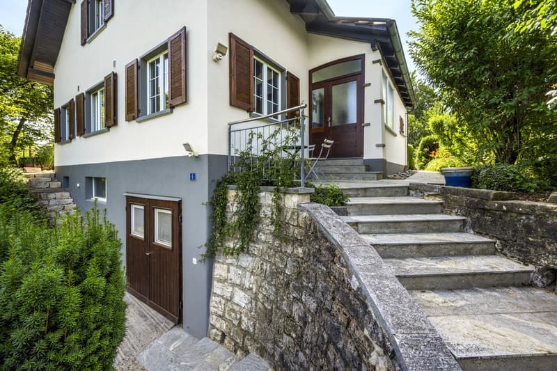 Haus mit Eingang