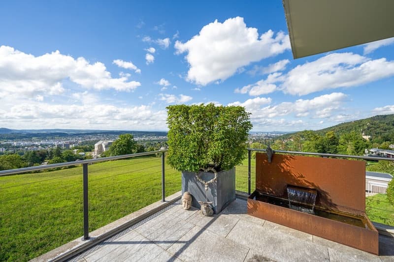 Terrassenaussicht