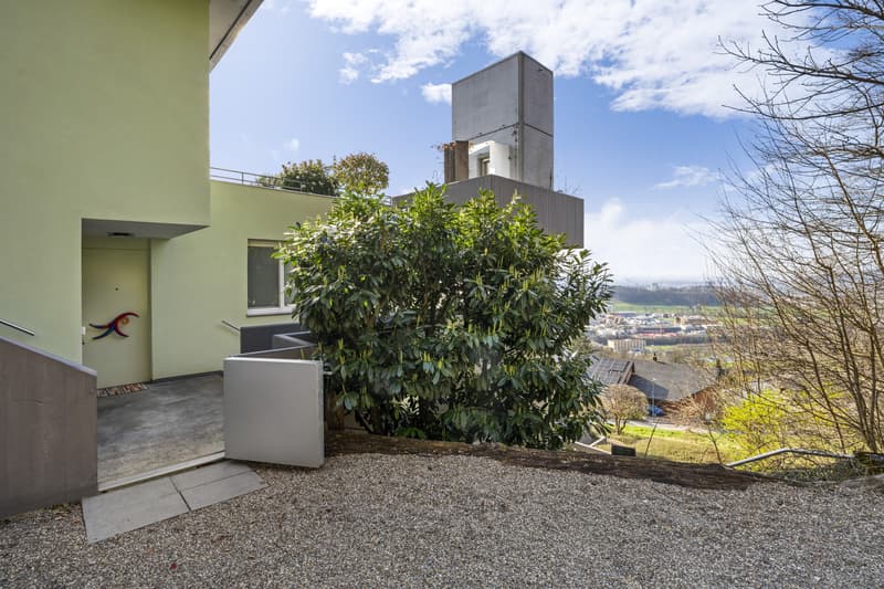 Wohnungszugang und Waldebene