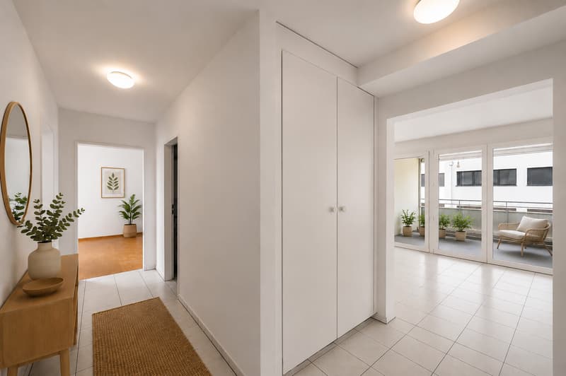 Flurbereich mit Einbauschrank
