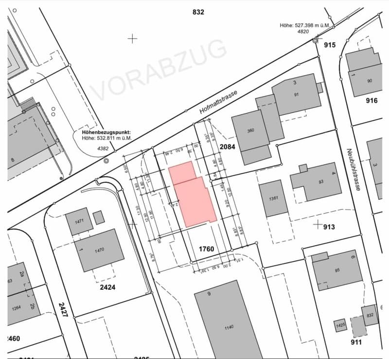 Planung Parzelle