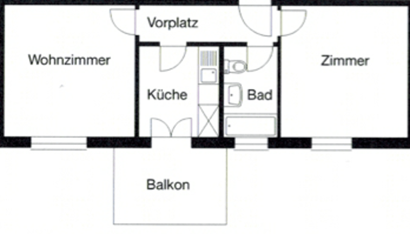 Helle 2-Zimmer Wohnung in unmittelbarer Nähe zum Kantonsspital Aarau (7)