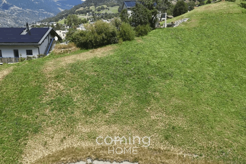 Seltene Bauparzelle in Ried-Brig - 809 m², vollerschlossen mit Blick in die Walliser Bergwelt (3)