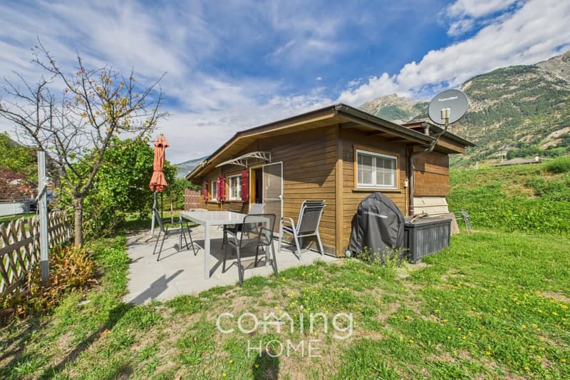 Gemütliches Mobilehome in Raron - Gartenplatz, neuwertige Küche und Sommer am Pool (10)