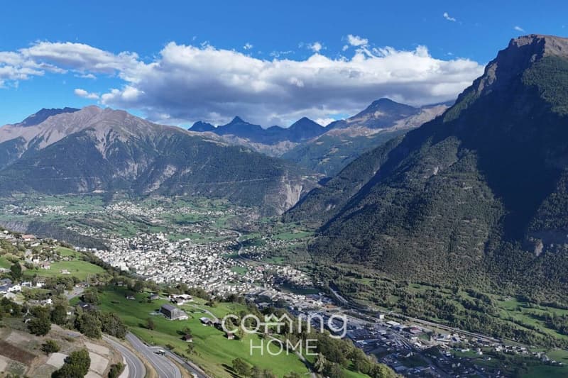 Lotto edificabile a Mund in posizione soleggiata a sud con vista sulla valle del Rodano - Zona residenziale W2, possibile prima casa (3)