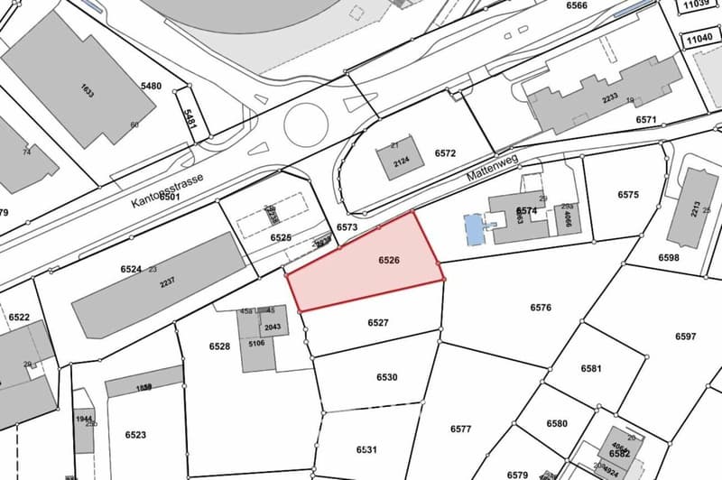 Commercial lot in Glis - long-term building rights in a central location with full utilities (2)