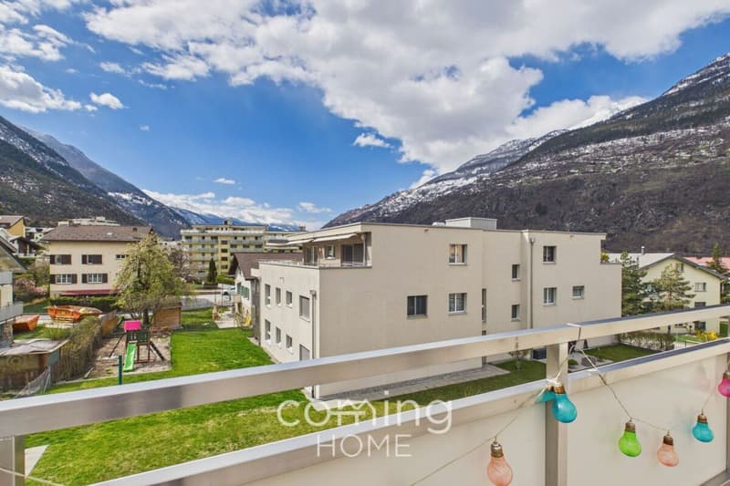 Sonnige 4.5-Zimmer-Attika mit grosser Panoramaterrasse und Alpenblick in Brig-Glis (14)