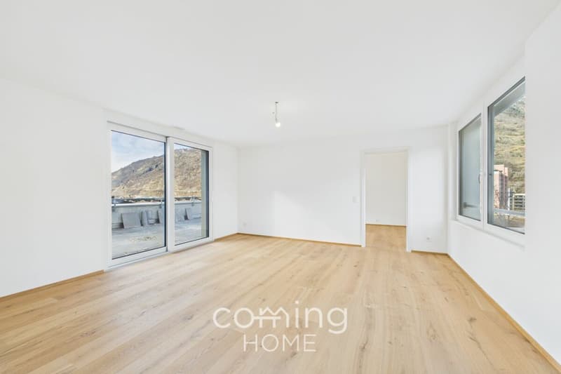 Appartement en attique haut de gamme - 2,5 pièces avec terrasse de 70 m² à Brigue-Glis (2)
