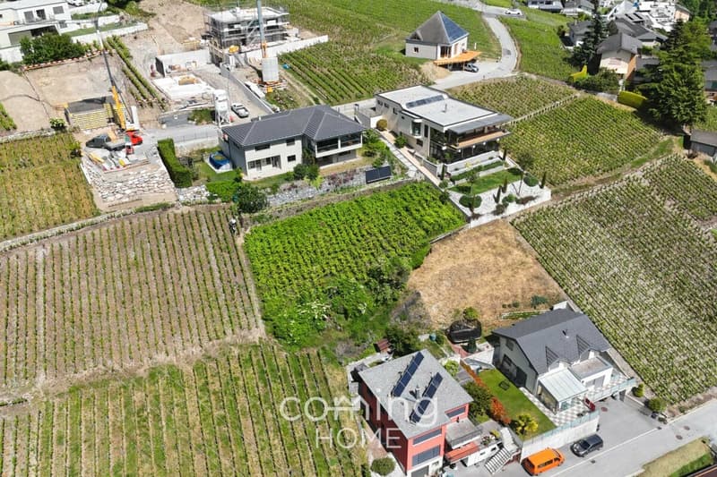 Sonnige Bauparzelle in Leuk mit herrlicher Aussicht - vollständig erschlossen (4)