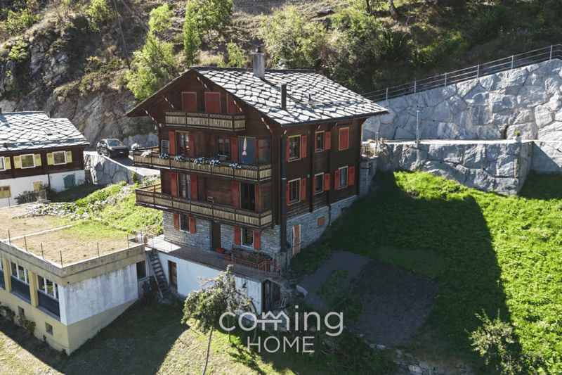 Charming 3.5-room flat in a Valais chalet in Embd - mountain views and a second home (12)
