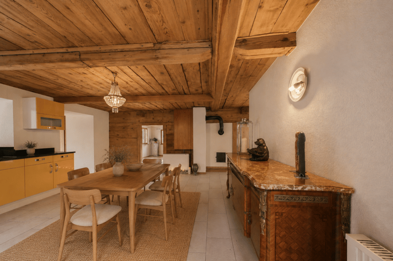 Charmant appartement de 3,5 pièces de style chalet à Törbel - situation en pente ensoleillée avec vue sur les montagnes (4)