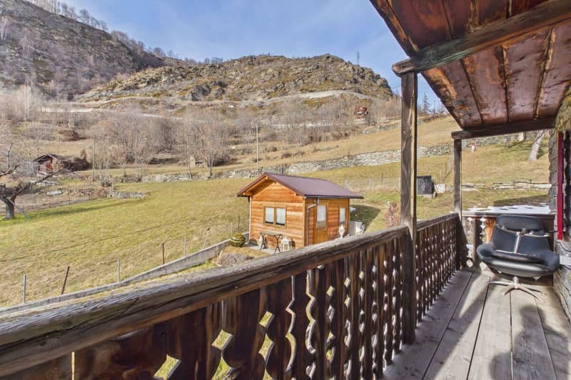 Charmant appartement de 3,5 pièces de style chalet à Törbel - situation en pente ensoleillée avec vue sur les montagnes (14)