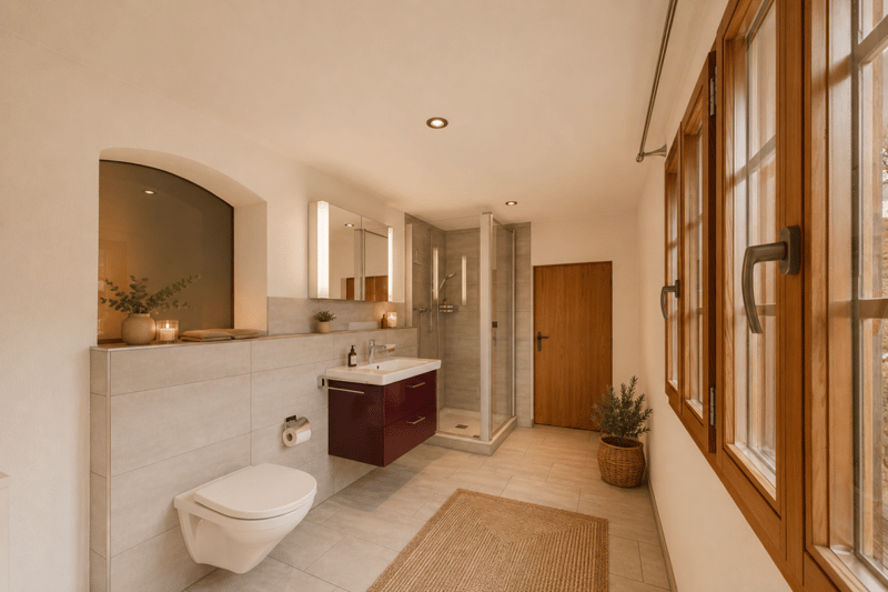Charmant appartement de 3,5 pièces de style chalet à Törbel - situation en pente ensoleillée avec vue sur les montagnes (8)