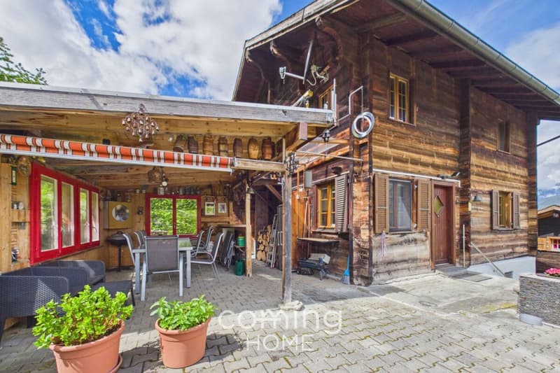 Charming chalet with building lot in a sunny location in Ergisch (12)