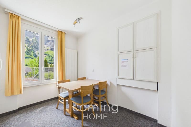 Spacieux studio de 1.5 pièce à Loèche-les-Bains avec terrasse ensoleillée (7)