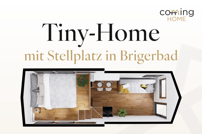Modern Tiny House in Brigerbad - quiet, sunny, mountain views (9)