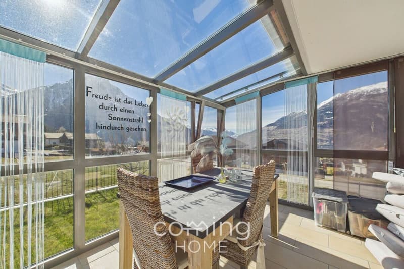 Élégant appartement de 5,5 pièces avec jardin d'hiver et vue sur les montagnes à Ried-Brig (12)
